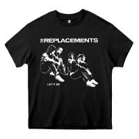 Black let it be the replacements Heavy Core Tee - artisFamous