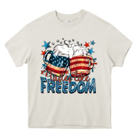Cream Tastes like freedom Heavy Core Tee - FaDigitalArtStudio