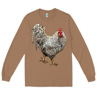 Toasted Coconut dominique rooster Long Sleeve Tee - LillyAllenDesigns