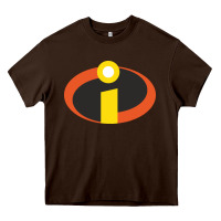 Chocolate Brown incredibles crop top Heavy Core Tee - artisFamous