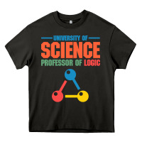 Asphalt UNIVERSITY OF SCIENCE PROFESSOR OF LOGIC Heavy Core Tee - artisFamous