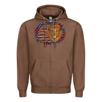 Chestnut dad the man american flag Zipper Hoodie - Jasminsmagicworld