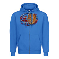 True Royal dad the man american flag Zipper Hoodie - Jasminsmagicworld