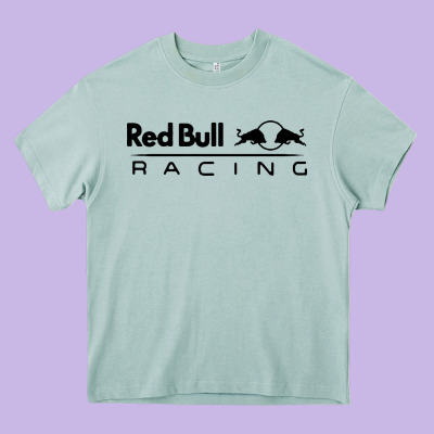 Red Racing Heavy Core Tee Designed By Artisfamous