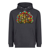 Smoke christmas rainbow with leopard cactus Heavyweight Hoodie - RanaPortraitStore