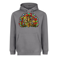 Storm christmas rainbow with leopard cactus Heavyweight Hoodie - RanaPortraitStore