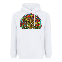 White christmas rainbow with leopard cactus Heavyweight Hoodie - RanaPortraitStore