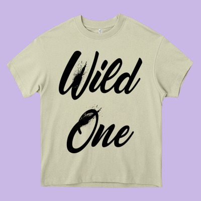 Wild One Heavy Core Tee Designed By Artisfamous