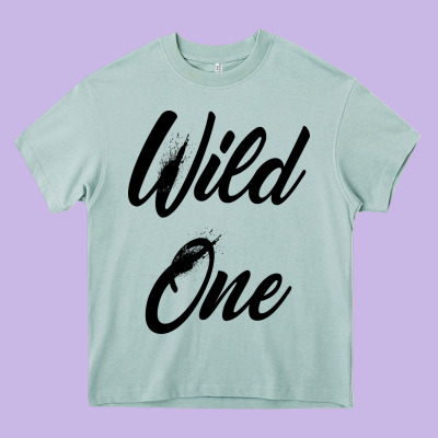 Wild One Heavy Core Tee Designed By Artisfamous