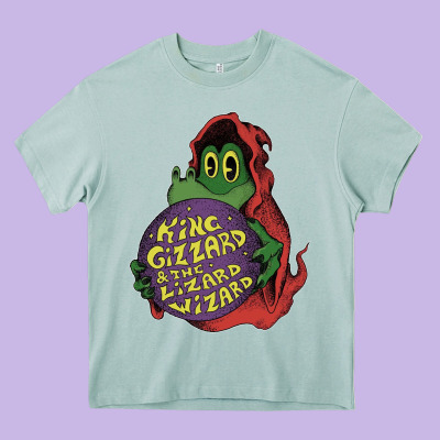 The Little Crocodile Heavy Core Tee Designed By Artisfamous