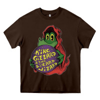 Chocolate Brown The Little Crocodile Heavy Core Tee - artisFamous