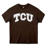 Chocolate Brown tcu Heavy Core Tee - artisFamous