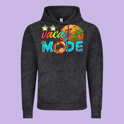 Vacay Mode Vintage Hoodie Designed By Artiststas