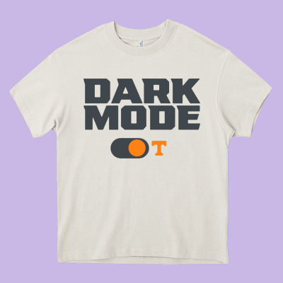 Tennessee Football Dark Mode Heavy Core Tee Designed By Artisfamous