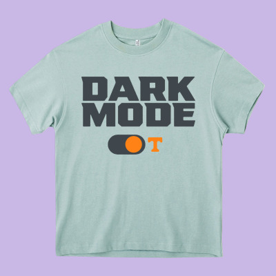 Tennessee Football Dark Mode Heavy Core Tee Designed By Artisfamous