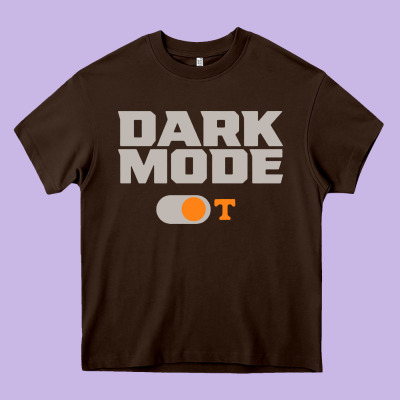 Tennessee Football Dark Mode Heavy Core Tee Designed By Artisfamous
