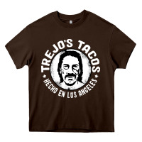 Chocolate Brown tacos restaurant Heavy Core Tee - artisFamous