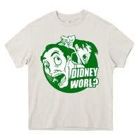 Cream didney worl Heavy Core Tee - artisFamous