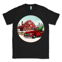 Black Christmas farm Christmas Classic Tee - BarkalooDesign