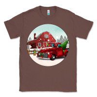 Chestnut Christmas farm Christmas Classic Tee - BarkalooDesign