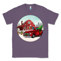 Lavender Christmas farm Christmas Classic Tee - BarkalooDesign