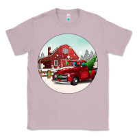 Lilac Christmas farm Christmas Classic Tee - BarkalooDesign