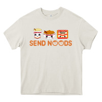 Cream send noods Heavy Core Tee - artisFamous