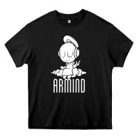 Black Armin Van Buuren Armind Heavy Core Tee - artisFamous