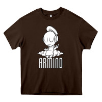 Chocolate Brown Armin Van Buuren Armind Heavy Core Tee - artisFamous
