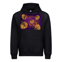 Black halloween leaves tool leather backround Urban Hoodie - RanaPortraitStore