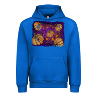 Cobalt halloween leaves tool leather backround Urban Hoodie - RanaPortraitStore
