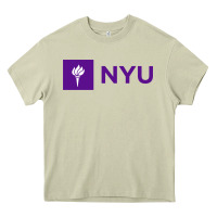 Mossy nyu new york university purple Heavy Core Tee - artisFamous