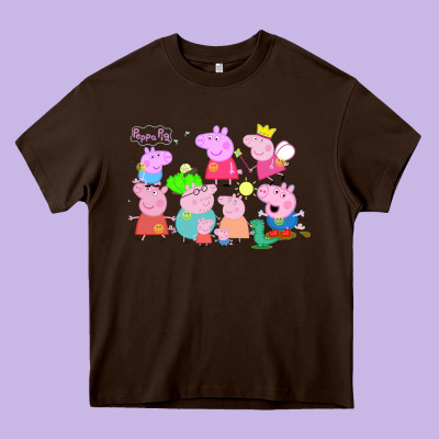 Peppa Pig Heavy Core Tee Designed By Artisfamous