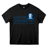 Black Goethe University Frankfurt Am Main Heavy Core Tee - artisFamous