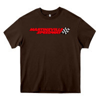 Chocolate Brown martinsville speedway Heavy Core Tee - artisFamous