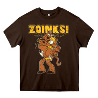 Chocolate Brown zoinks Heavy Core Tee - artisFamous