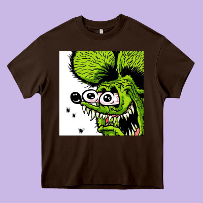 Rat Fink Heavy Core Tee Designed By Artisfamous