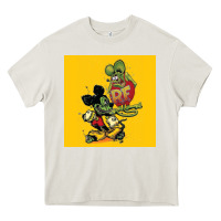 Cream rat fink 02 Heavy Core Tee - artisFamous