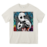 Cream the nightmare before christmas 2 Heavy Core Tee - artisFamous