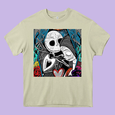 The Nightmare Before Christmas 2 Heavy Core Tee Designed By Artisfamous
