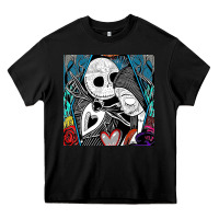 Black the nightmare before christmas 2 Heavy Core Tee - artisFamous