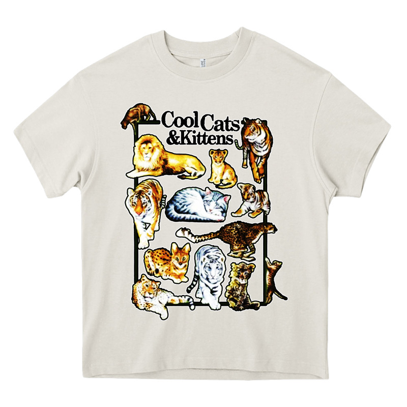 Cool Cats And Kittens Heavy Core Tee by artisFamous | Teevron