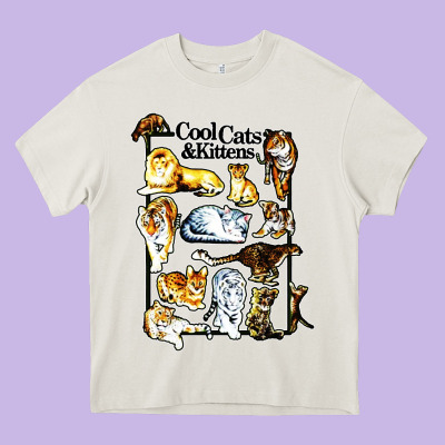 Cool Cats And Kittens Heavy Core Tee Designed By Artisfamous