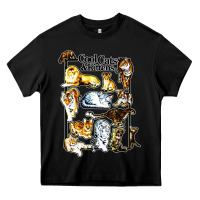 Black cool cats and kittens Heavy Core Tee - artisFamous