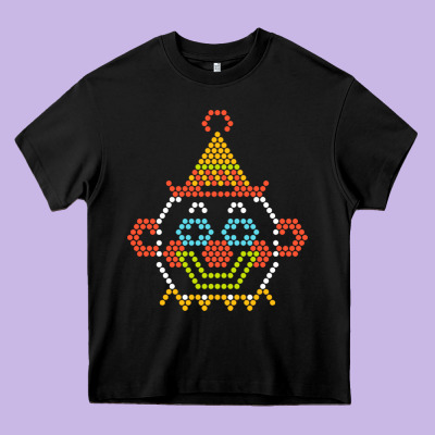 Lite Brite Heavy Core Tee Designed By Artisfamous
