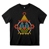 Black lite brite Heavy Core Tee - artisFamous