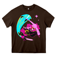 Chocolate Brown deltarune Heavy Core Tee - artisFamous