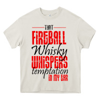 Cream fireball whisky whispers Heavy Core Tee - artisFamous