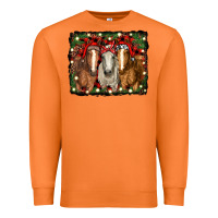 Carrot Christmas horses Premium Sweatshirt - RanaPortraitStore
