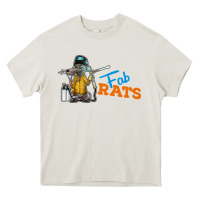 Cream fabrats Heavy Core Tee - artisFamous